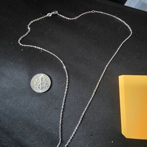 Sterling Silver Chain Necklace - Elegant Silver Women's Necklace